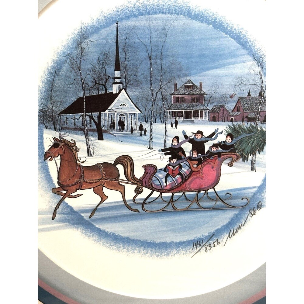 Framed P. BUCKLEY MOSS Signed ALLELUIA Print 17.3x17 Numbered Cottage Americana